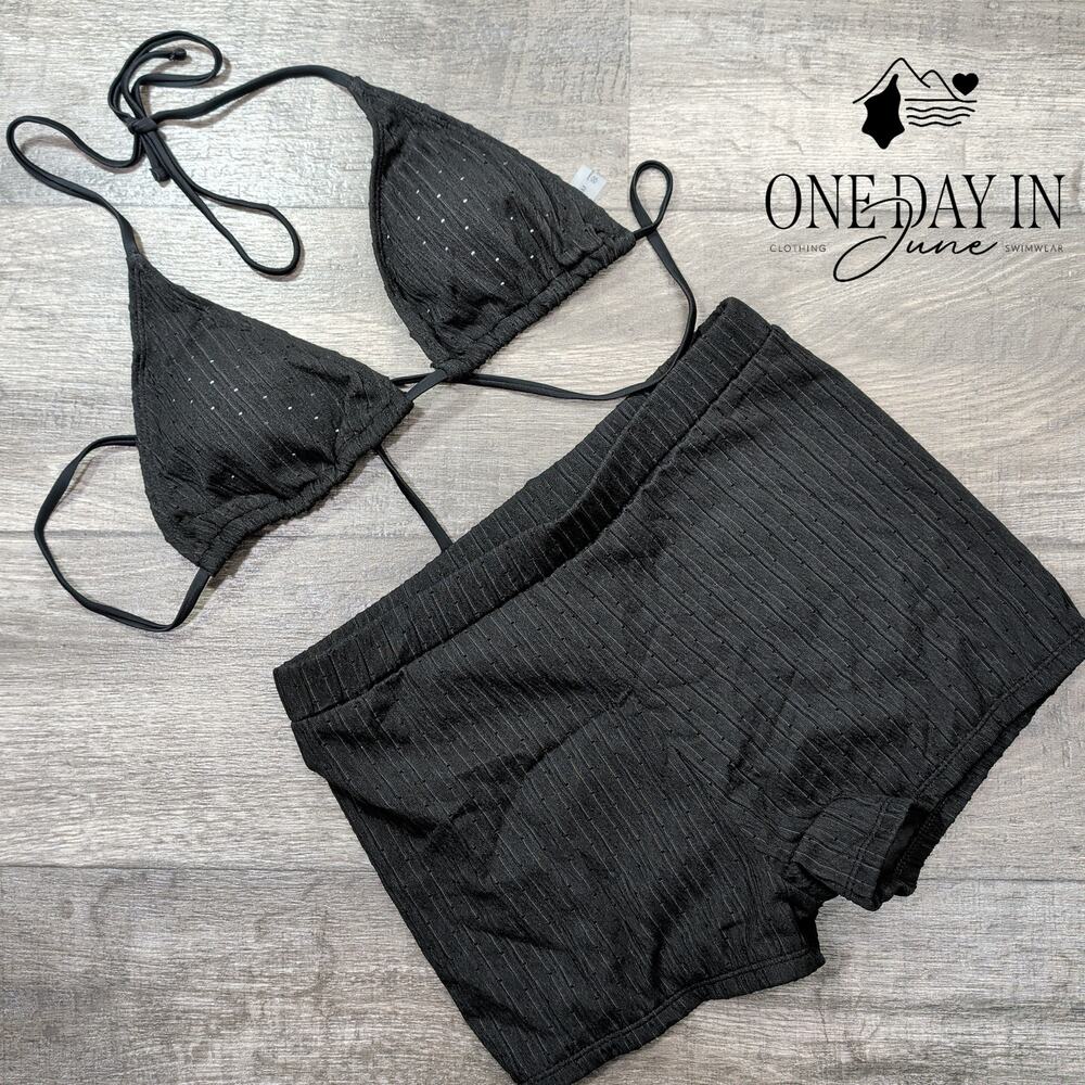Aleumdr Adjustable Triangle Shorts Set Size M